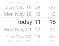 iOS Date Picker